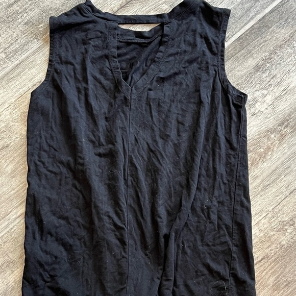 Girls Graphic Tank Top Maximum‎ Unicorn Sleeveless Tie Front Black Size 8 - Picture 3 of 5